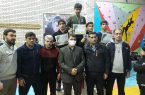 نایب قهرمانی تیم نهاوند در مسابقات کشتی آزاد نوجوانان استان