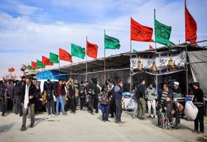 پذیرایی از زائران اربعین حسینی در نهاوند+ فیلم