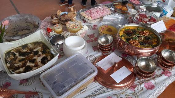 تصاویری از برگزاری جشنواره غذاهای سنتی در نهاوند