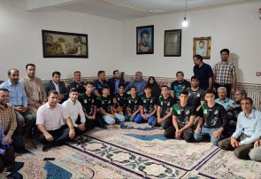 گزارش تصویری دیدار اعضای تیم ملی بوکس نونهالان کشور با خانواده شهدای رسانه نهاوند