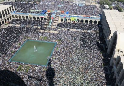 فیلم/ برگزاری راهپیمایی جمعه نصر در نهاوند