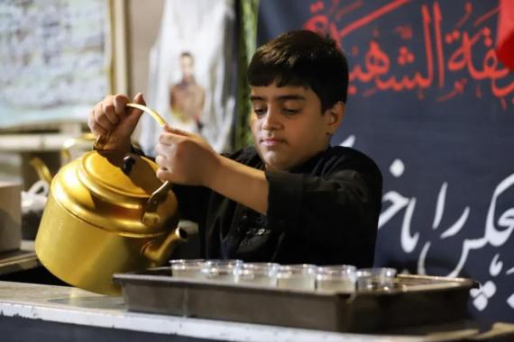 جوانان نهاوندی پای کار امام حسین(ع)+تصاویر