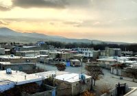 نمایی از غروب یک روز پاییزی در روستای تکه شهرستان نهاوند + فیلم